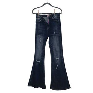 Southern Fried Chics Jeans 12/31 Womens Regular Size Blue Denim Distressed New‎
